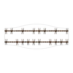 Barbed Wire Brown Stretchable Headband by Mariart