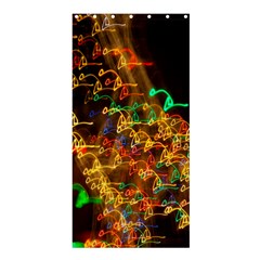 Christmas Tree Light Color Night Shower Curtain 36  X 72  (stall)  by Mariart