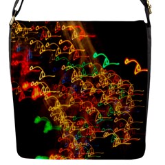 Christmas Tree Light Color Night Flap Messenger Bag (s)
