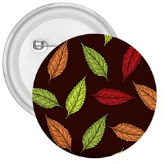 Autumn Leaves Pattern 3  Buttons by Mariart