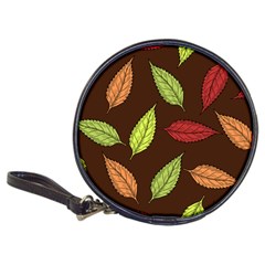 Autumn Leaves Pattern Classic 20-CD Wallets