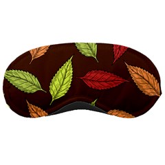 Autumn Leaves Pattern Sleeping Masks