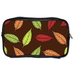 Autumn Leaves Pattern Toiletries Bags 2-Side