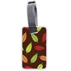 Autumn Leaves Pattern Luggage Tags (One Side) 