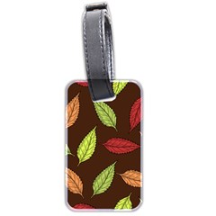 Autumn Leaves Pattern Luggage Tags (Two Sides)