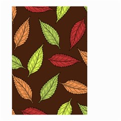 Autumn Leaves Pattern Small Garden Flag (Two Sides)