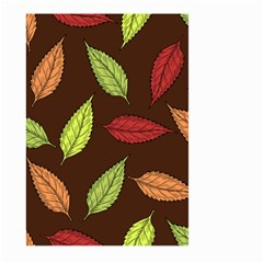 Autumn Leaves Pattern Large Garden Flag (Two Sides)