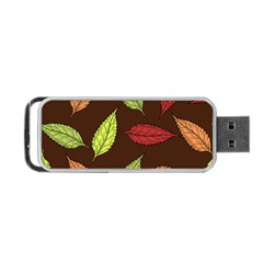 Autumn Leaves Pattern Portable USB Flash (One Side)