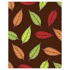 Autumn Leaves Pattern Drawstring Bag (small) by Mariart