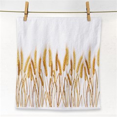 Wheat Plants Face Towel