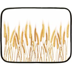 Wheat Plants Double Sided Fleece Blanket (mini) 