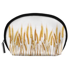 Wheat Plants Accessory Pouches (large)  by Mariart