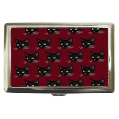 Face Cat Animals Red Cigarette Money Cases