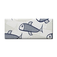 Fish Graphic Flooring Blue Seaworld Swim Water Cosmetic Storage Cases