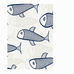 Fish Graphic Flooring Blue Seaworld Swim Water Large Garden Flag (Two Sides)