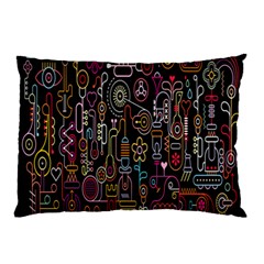 Features Illustration Pillow Case