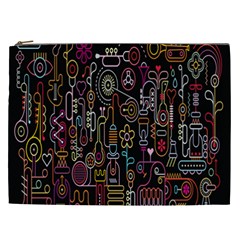 Features Illustration Cosmetic Bag (xxl) 