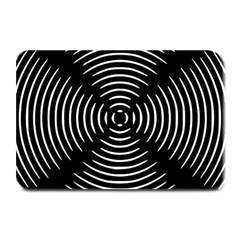 Gold Wave Seamless Pattern Black Hole Plate Mats