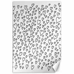 Heart Doddle Canvas 20  X 30  