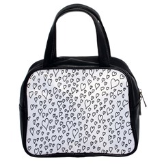 Heart Doddle Classic Handbags (2 Sides) by Mariart