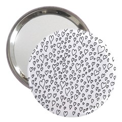 Heart Doddle 3  Handbag Mirrors