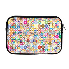 Circle Rainbow Polka Dots Apple Macbook Pro 17  Zipper Case