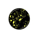 Ice Cream Cool Yellow Hat Clip Ball Marker Front