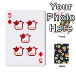 King s Playing Cards 54 Designs Front - Diamond5