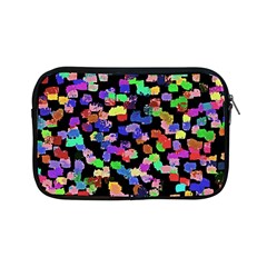 Colorful Paint Strokes On A Black Background                          Apple Ipad Mini Protective Soft Case by LalyLauraFLM