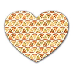 Food Pizza Bread Pasta Triangle Heart Mousepads by Mariart