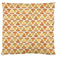 Food Pizza Bread Pasta Triangle Large Cushion Case (two Sides)