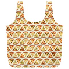 Food Pizza Bread Pasta Triangle Full Print Recycle Bags (l) 