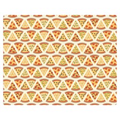 Food Pizza Bread Pasta Triangle Double Sided Flano Blanket (medium) 