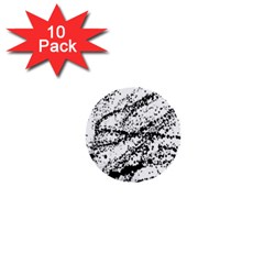 Ink Splatter Texture 1  Mini Buttons (10 Pack) 