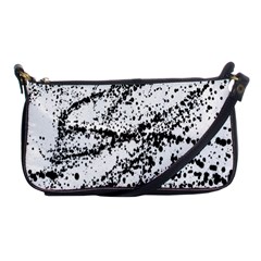 Ink Splatter Texture Shoulder Clutch Bags by Mariart