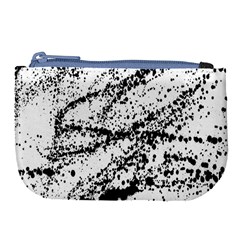 Ink Splatter Texture Large Coin Purse