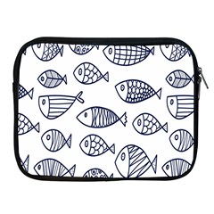 Love Fish Seaworld Swim Blue Sea Water Cartoons Apple Ipad 2/3/4 Zipper Cases by Mariart