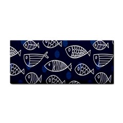 Love Fish Seaworld Swim Blue White Sea Water Cartoons Cosmetic Storage Cases by Mariart