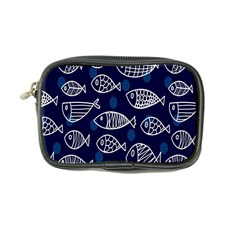 Love Fish Seaworld Swim Blue White Sea Water Cartoons Coin Purse by Mariart