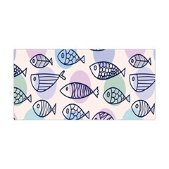 Love Fish Seaworld Swim Blue White Sea Water Cartoons Rainbow Polka Dots Yoga Headband
