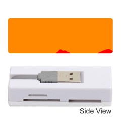 Mountains Natural Orange Red Black Memory Card Reader (stick) 