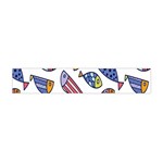 Love Fish Seaworld Swim Rainbow Cartoons Flano Scarf (Mini) Back