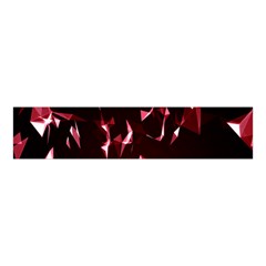 Lying Red Triangle Particles Dark Motion Velvet Scrunchie by Mariart