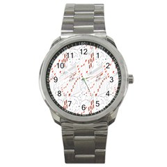 Musical Scales Note Sport Metal Watch by Mariart