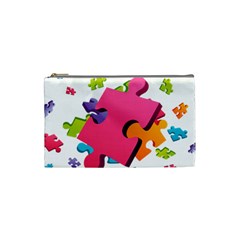 Passel Picture Green Pink Blue Sexy Game Cosmetic Bag (small) 