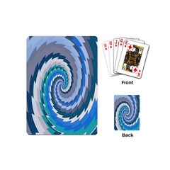 Psycho Hole Chevron Wave Seamless Playing Cards (mini)  by Mariart