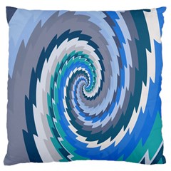 Psycho Hole Chevron Wave Seamless Large Cushion Case (two Sides) by Mariart