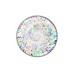 Prismatic Abstract Rainbow Hat Clip Ball Marker