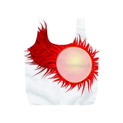 Rambutan Fruit Red Sweet Full Print Recycle Bags (s) 