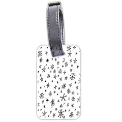 Star Doodle Luggage Tags (two Sides)
